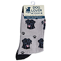 Dog Lover Socks Black Labrador